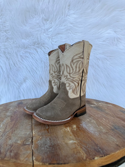 Taupe Suede Tanner Mark Boots