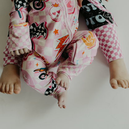 Groovy Zip Up Pajamas
