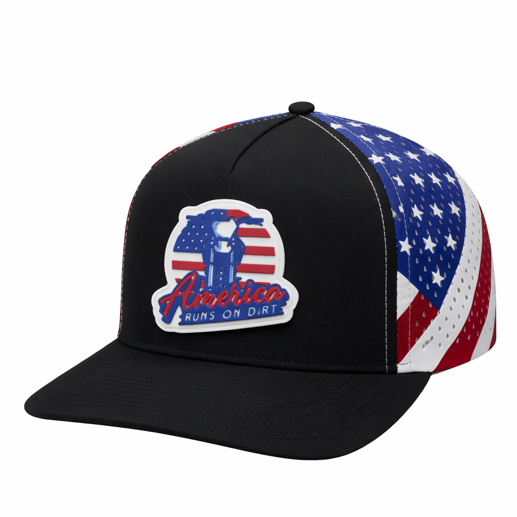 America Runs On Dirt Snapback