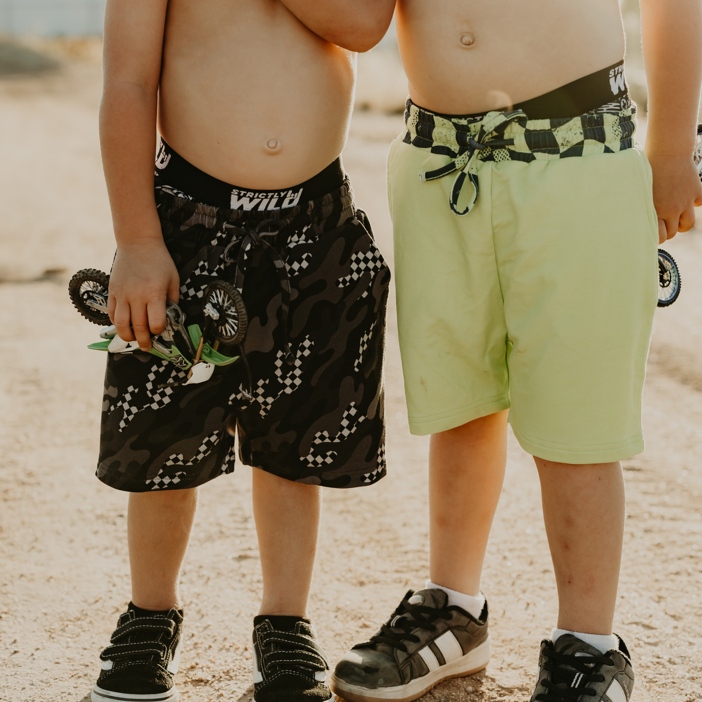 Midnight Moto Camo Shorts