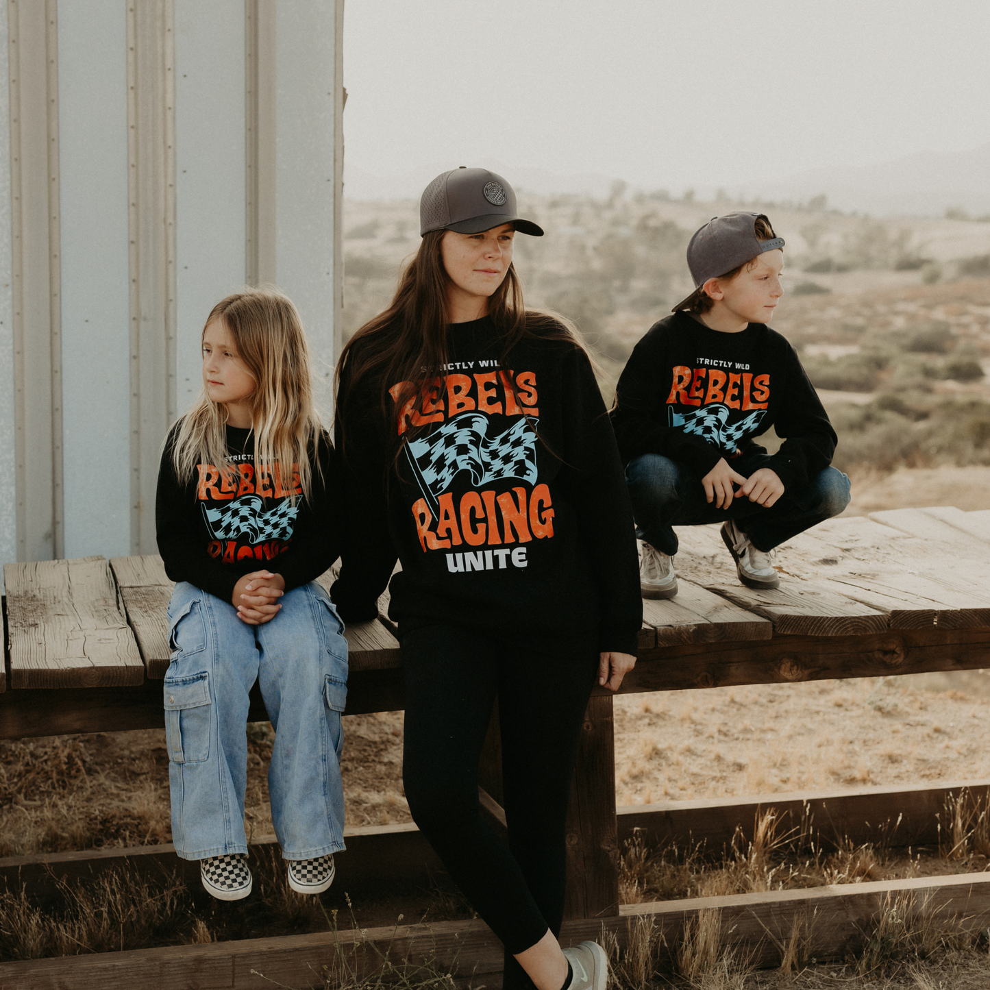 Racing Rebels Crewneck Pullover / PREORDER: shipping October 28 - Nov 18