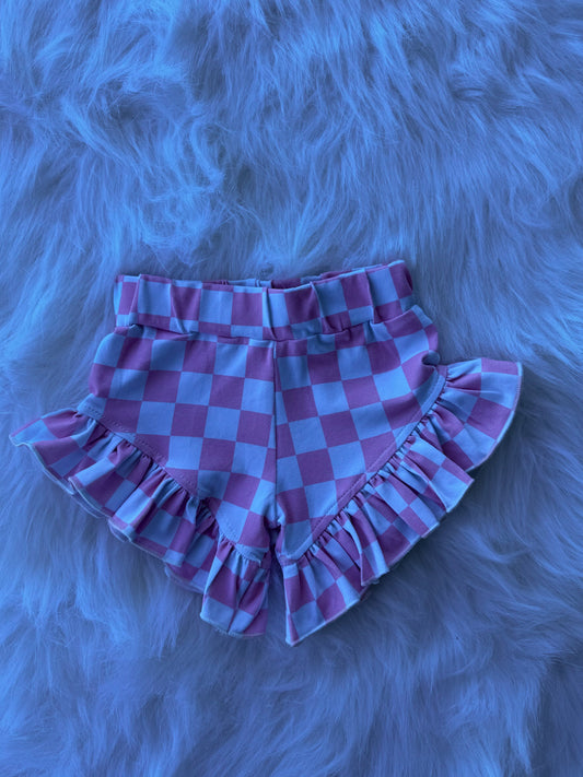 Bubblegum Checkered Shorties