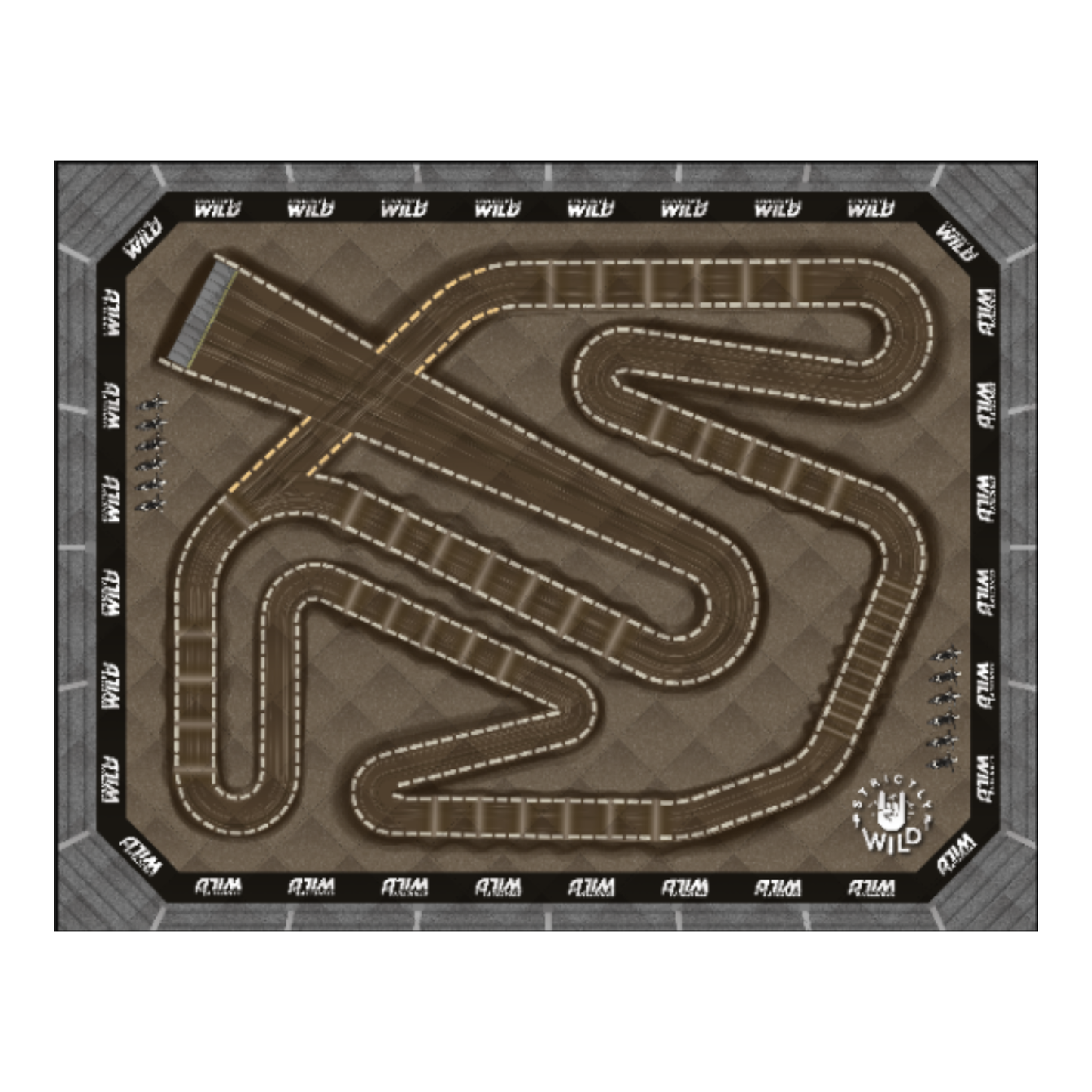 Double Sided Supercross Track Mat / PREORDER: shipping AUG 3 - AUG 14