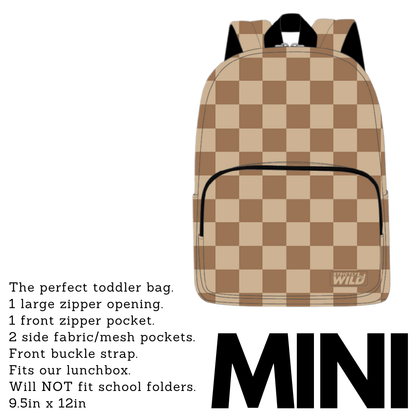 Desert Checker Backpacks
