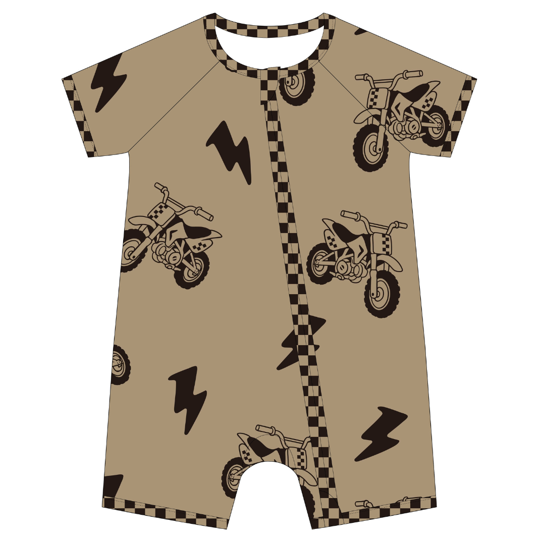 Dusty Ripper Shorty Zip Up Pajamas