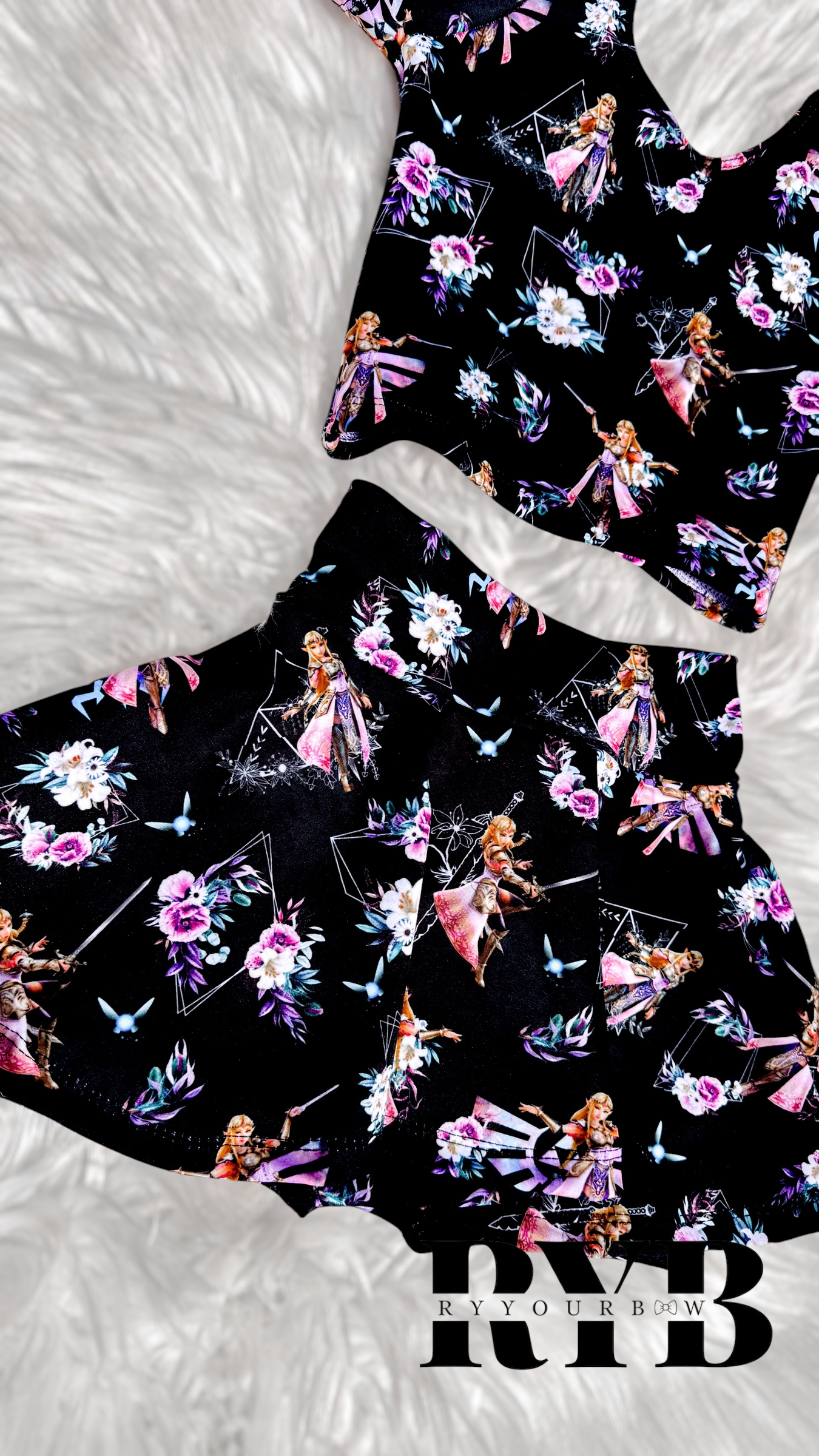 Custom Top & Skirt Set