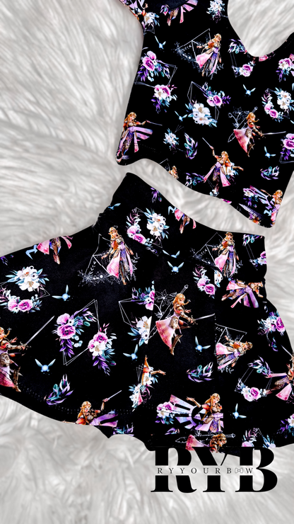 Custom Top & Skirt Set