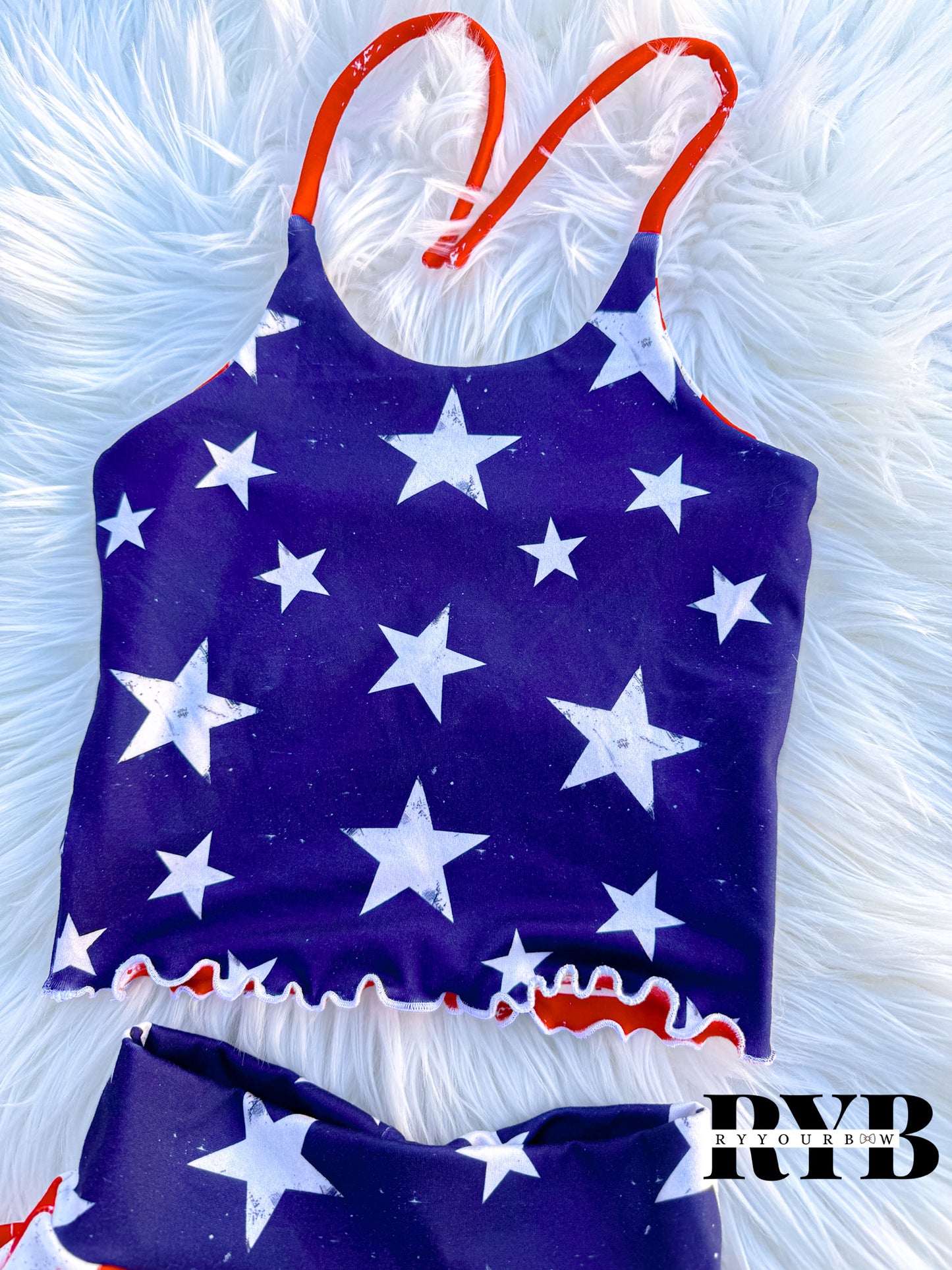 3t Halter top ( Reversible )+ Skirt Bummie Set