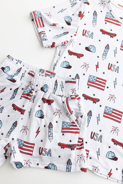 Retro 4OJ daywear bamboo set- PRE ORDER