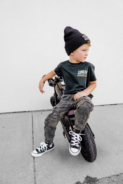 Sunday Crusin'-Graphic Bamboo Tee-
