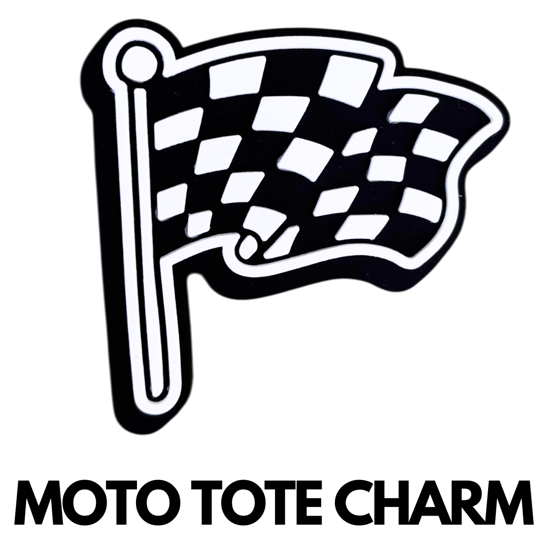 Checkered Flag - Moto Tote Charm