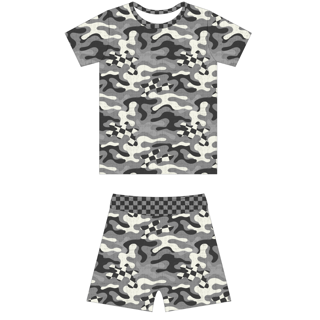 Camo Gate Drop 2 Piece Summer Pajamas