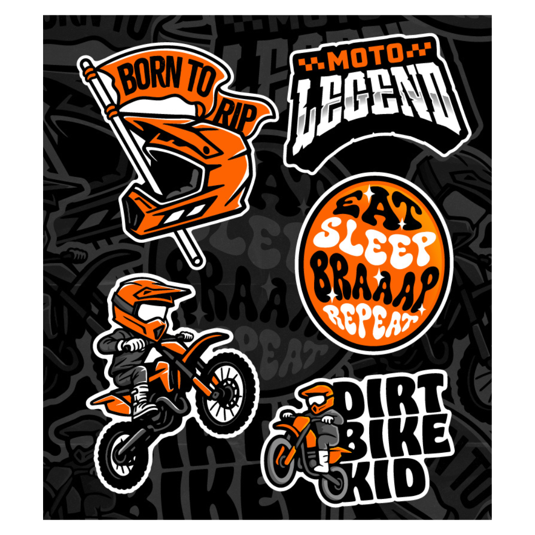 Born To Rip Sticker Sheet