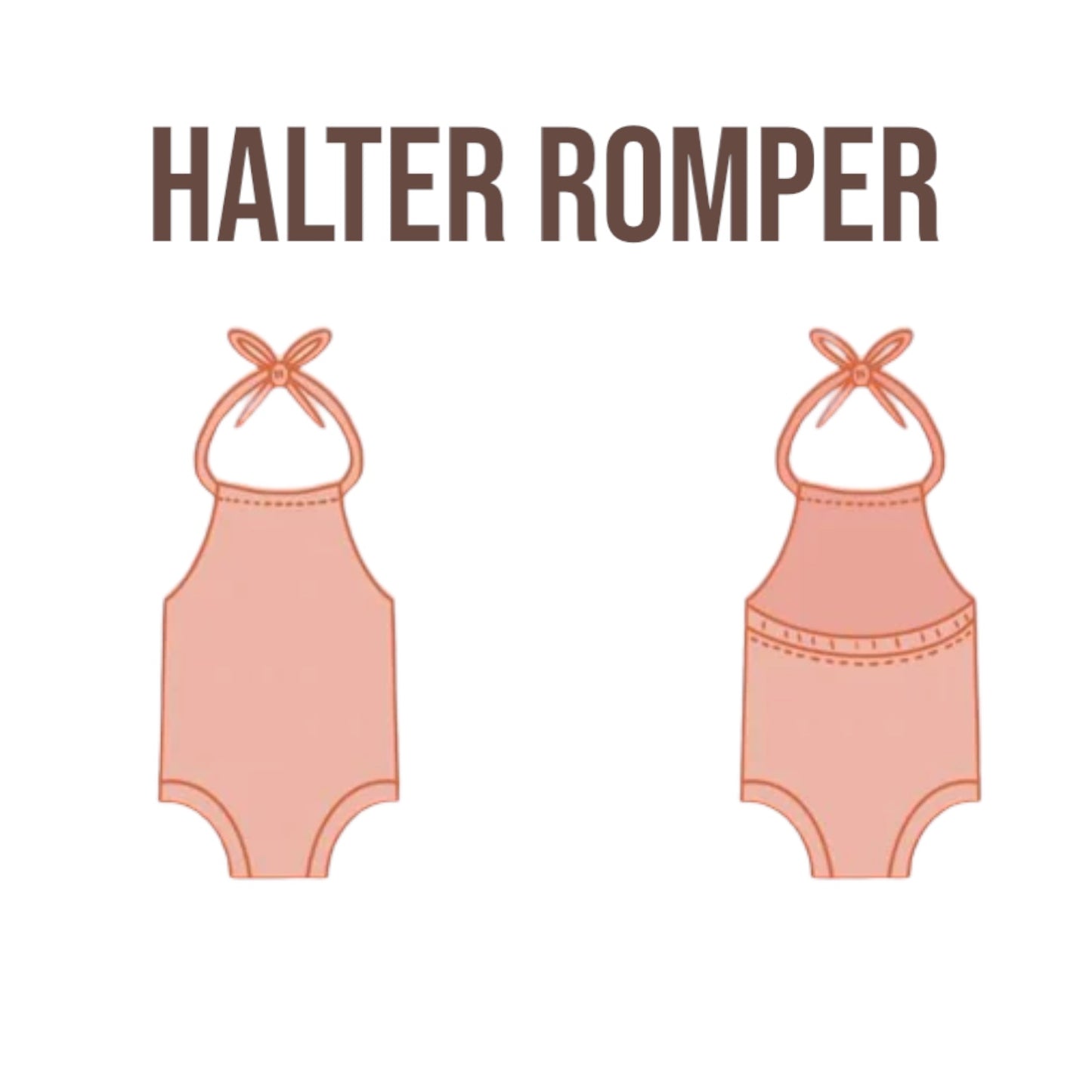 Custom Halter Romper