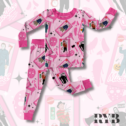 Girly Horror Set Bamboo Jammies RTS