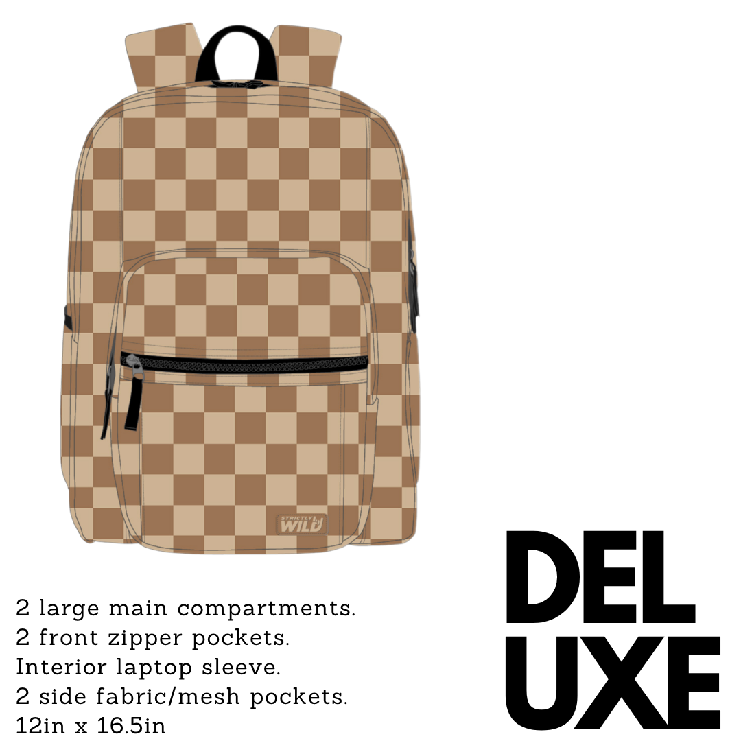 Desert Checker Backpacks