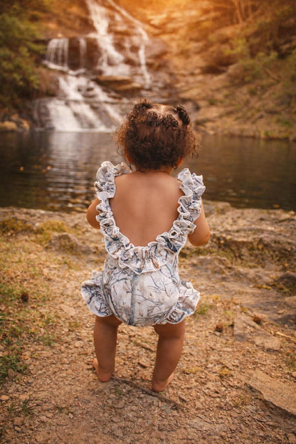 White Timber Swim Suit