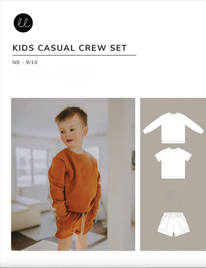 Custom Kids Casual Crew Set