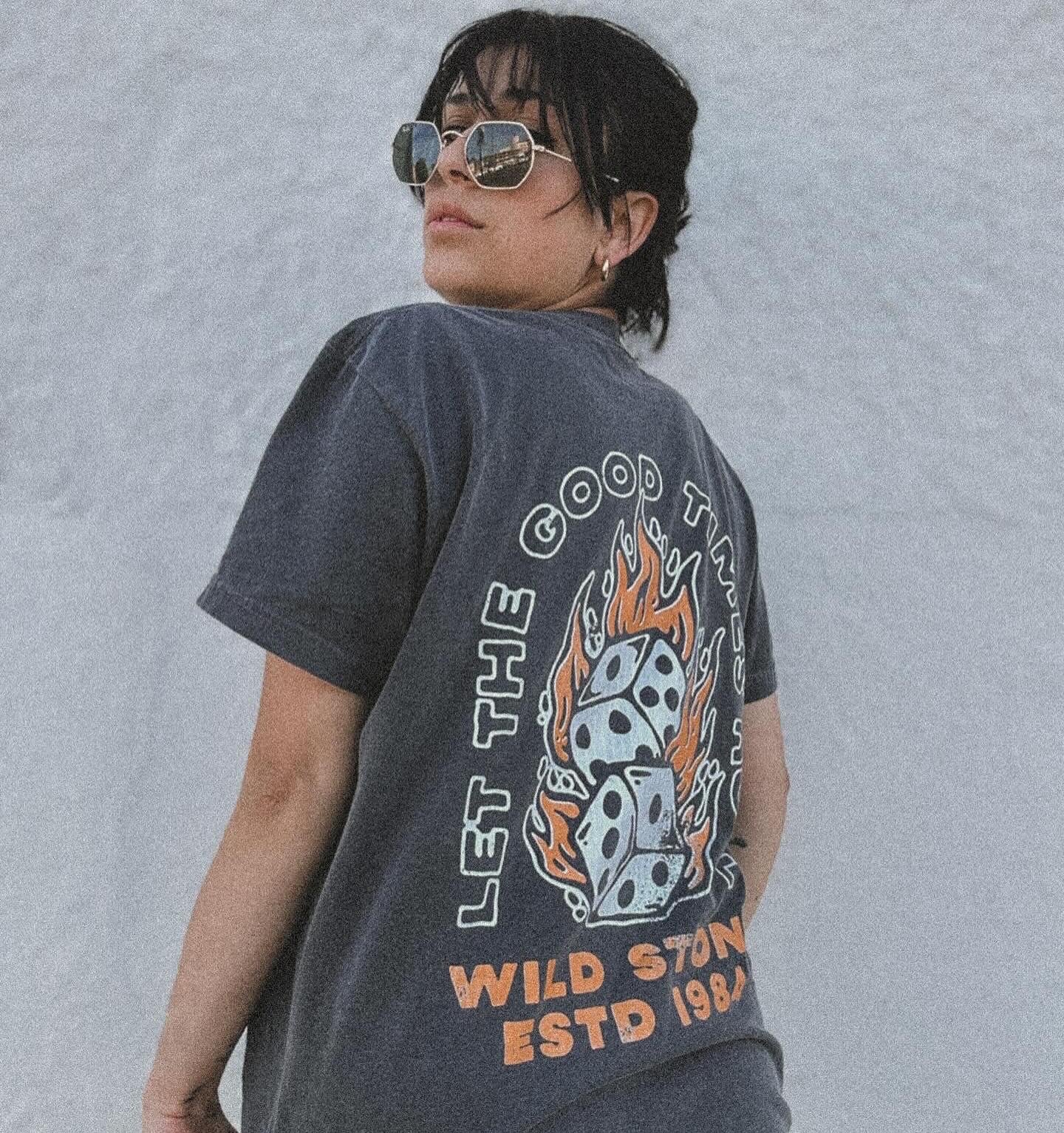 Let The Good Times Roll- Oversized Tee