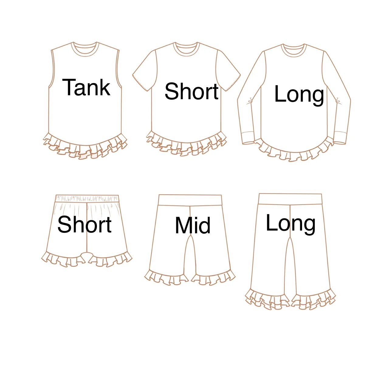 Custom Jasmine Lounge Top and Bottom Set