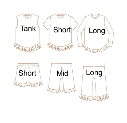 Custom Jasmine Lounge Top and Bottom Set