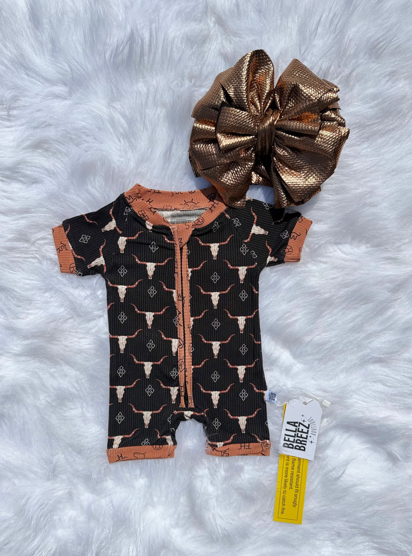 Ranch N Rust Shortie Romper
