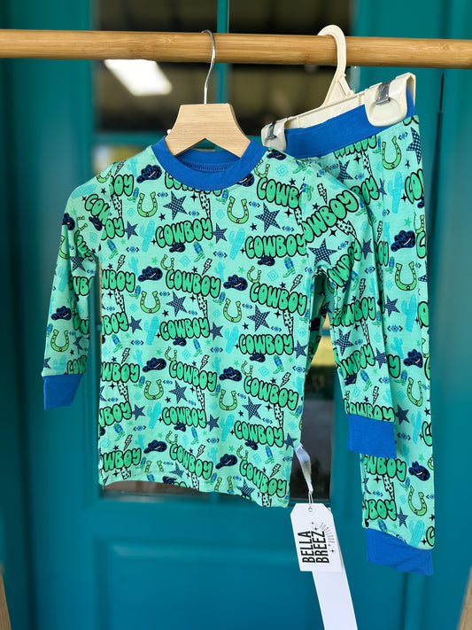 Neon Cowboy Bamboo Set