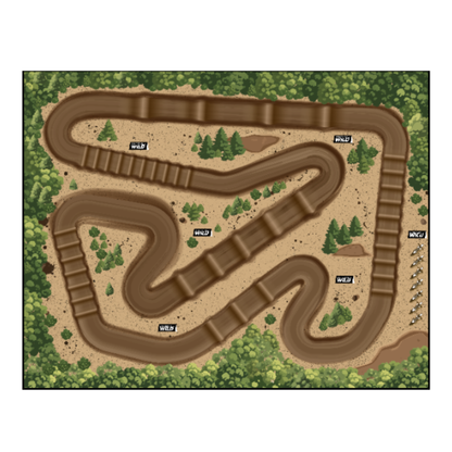 Double Sided Motocross Track Mat / PREORDER: shipping AUG 3 - AUG 14