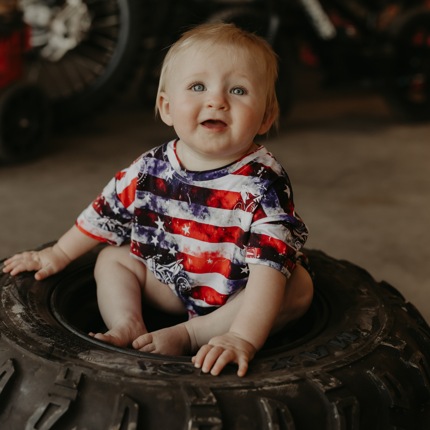 All American Ripper Bubble Romper