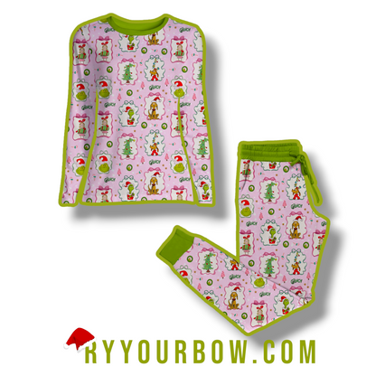 Grumpy Christmas  Adult Pajama Set *PREORDER*