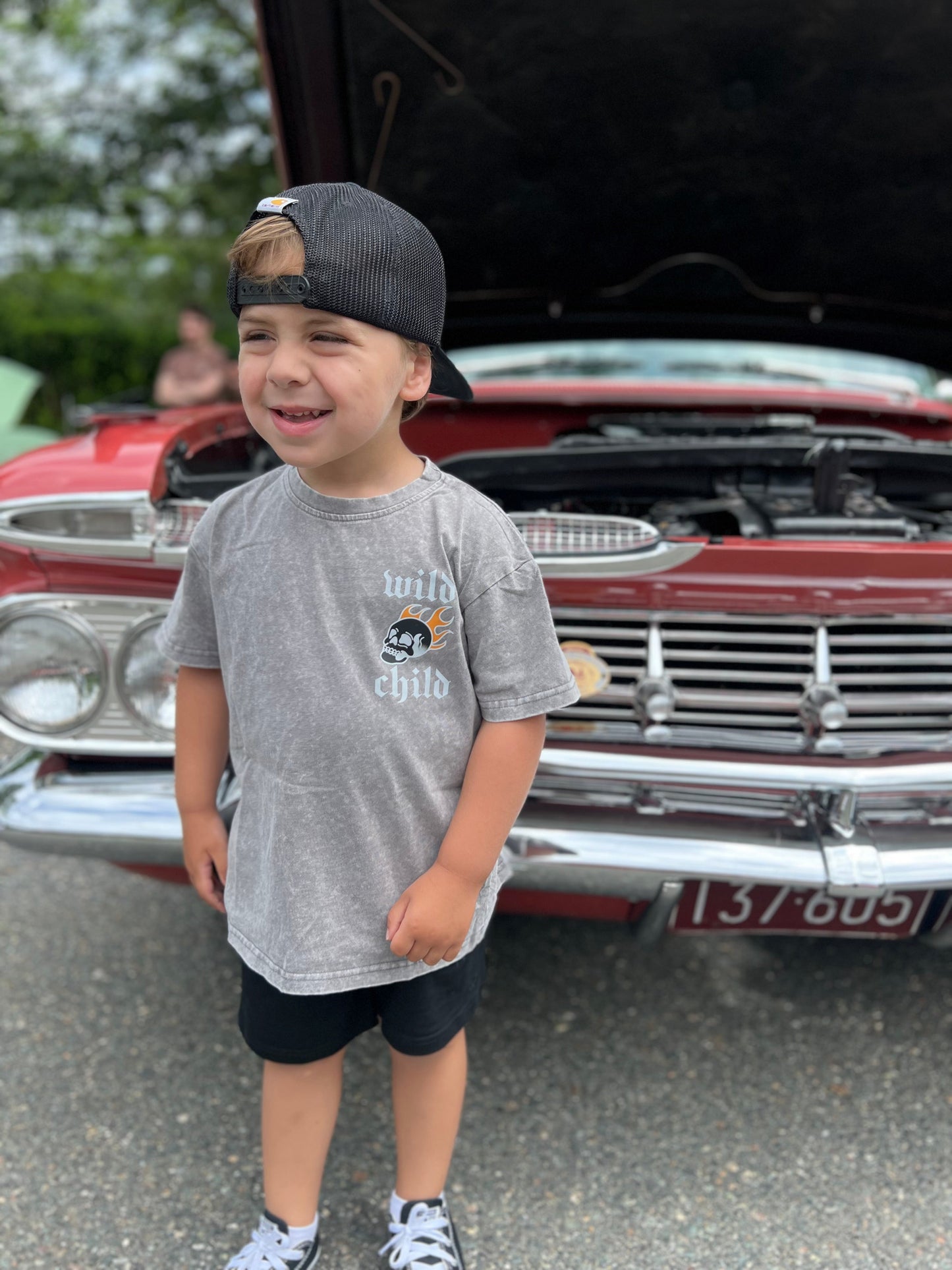 Wild Burn Acid Wash Tee