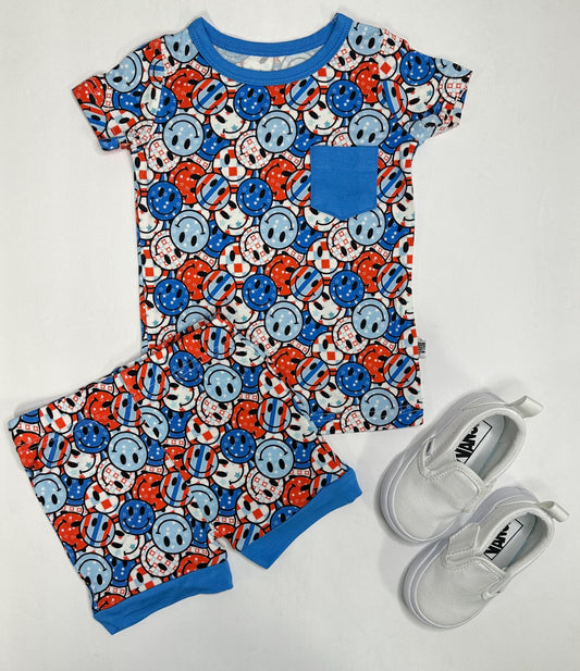 Smile USA Bamboo Sleep Short Set