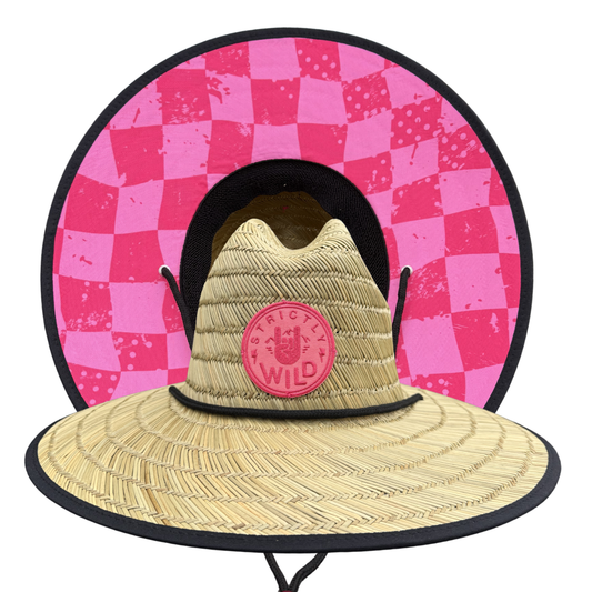 Speedy Pink Straw Hat