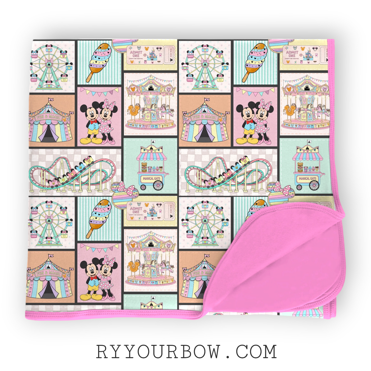 MAGICAL CARNIVAL Bamboo Double Sided Blanket
