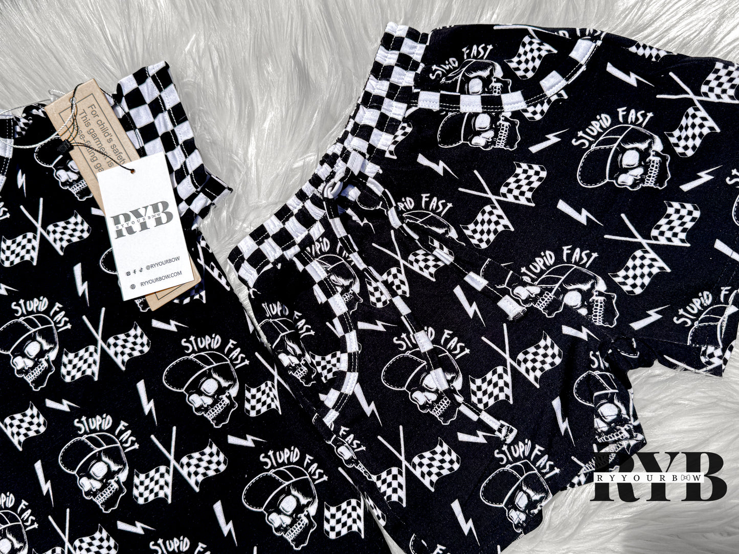 Stupid Fast Shirt + Shorts Set Bamboo RTS