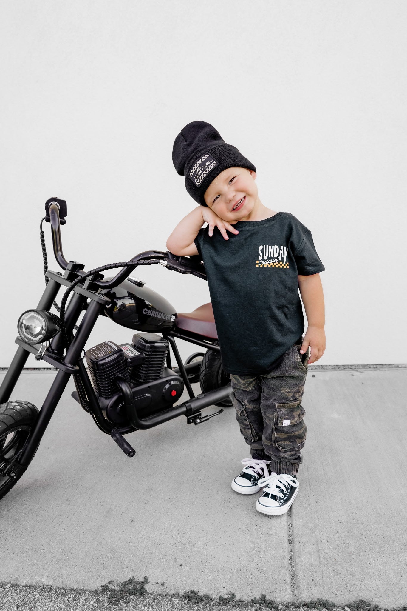 Sunday Crusin'-Graphic Bamboo Tee-