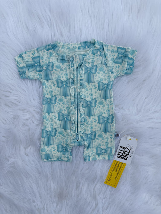 Blue Dream Dreams Bamboo Shortie Romper