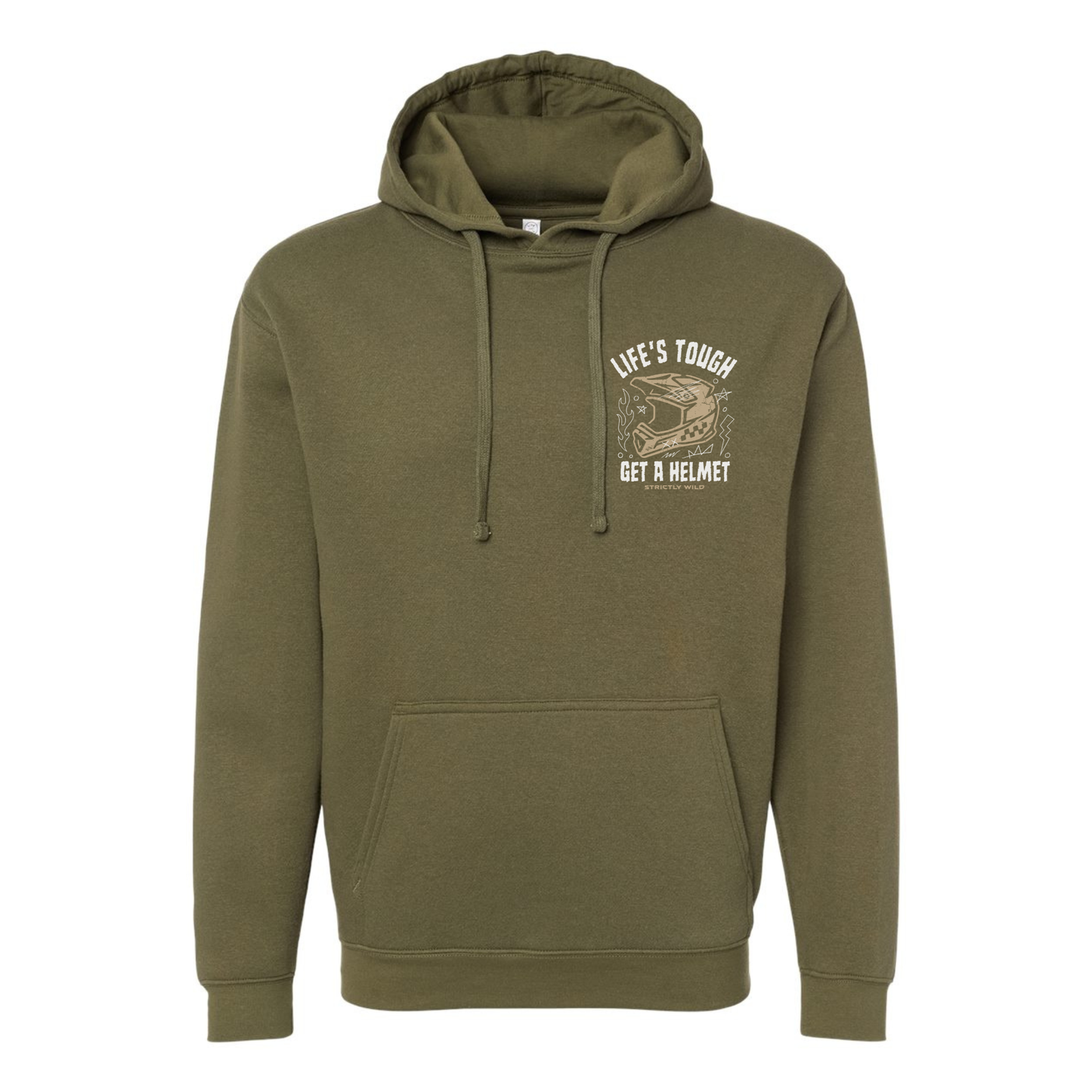 Life's Tough Get A Helmet Hoodie / PREORDER: shipping October 28 - Nov 18