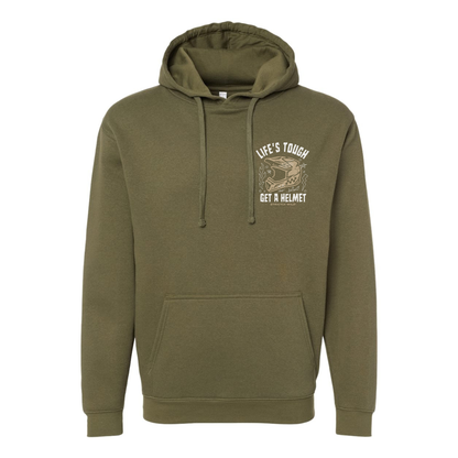 Life's Tough Get A Helmet Hoodie / PREORDER: shipping October 28 - Nov 18