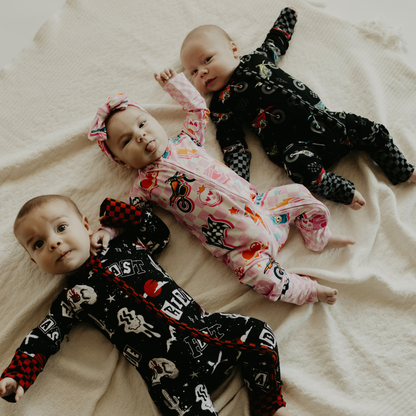 Groovy Zip Up Pajamas