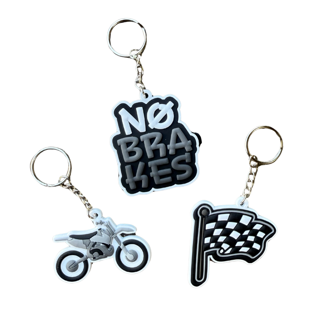 No Brakes Keychain Pack