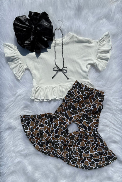 Camo Double Bell Bottoms