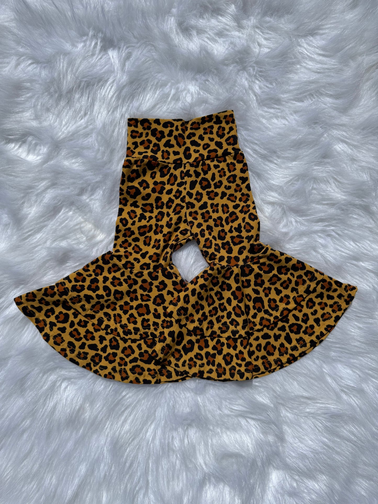 Cheetah Double Bell Bottoms