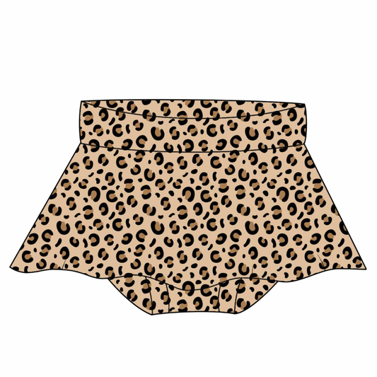 Cheetah Print Bummie Skirt