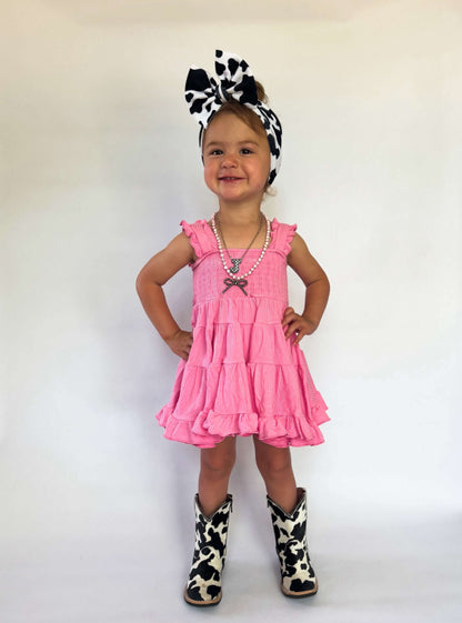 Toile Bow Necklace (2 colors)