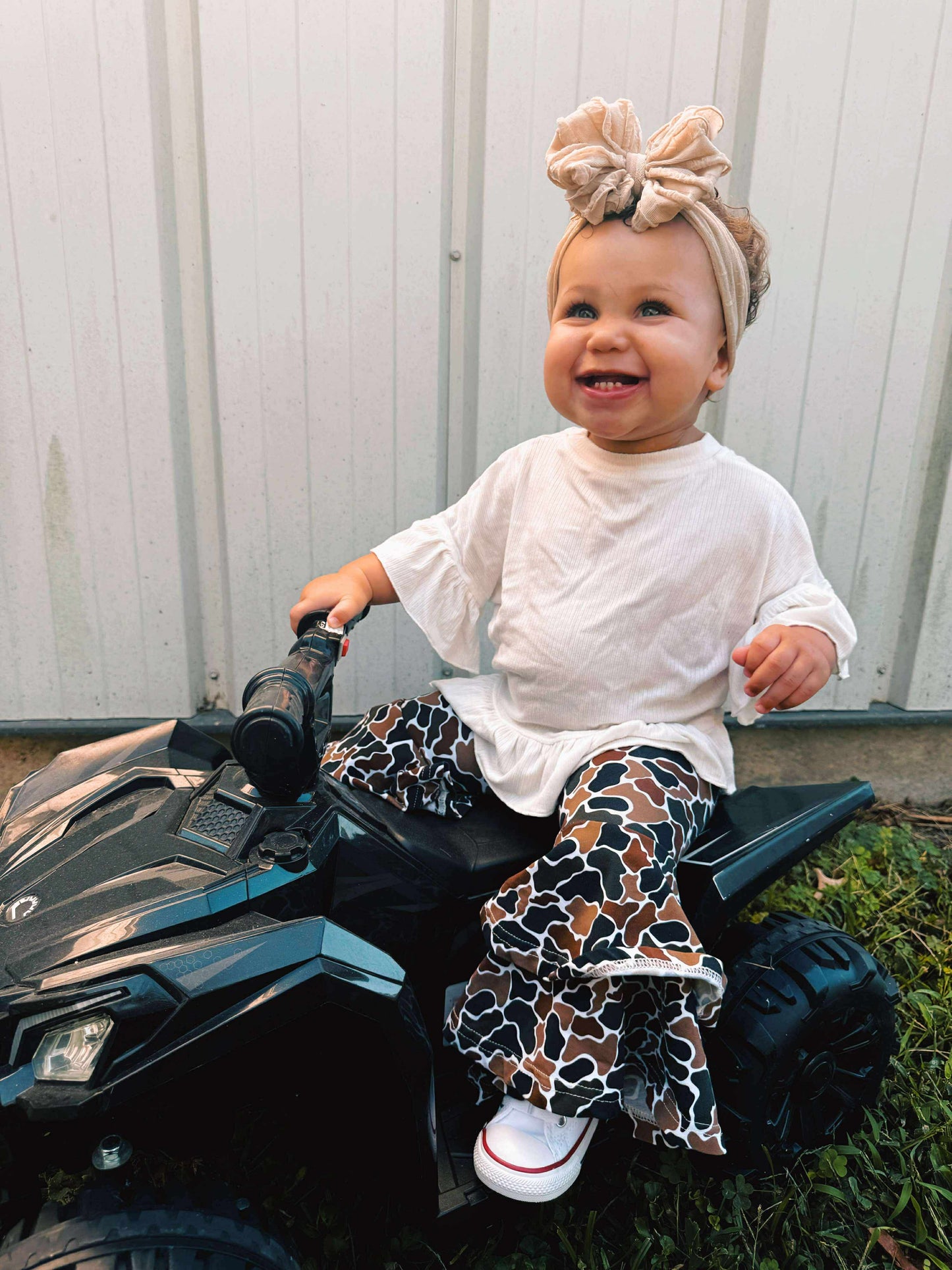 Camo Double Bell Bottoms