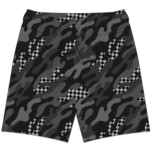Midnight Moto Camo Shorts
