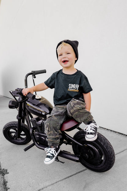 Sunday Crusin'-Graphic Bamboo Tee-