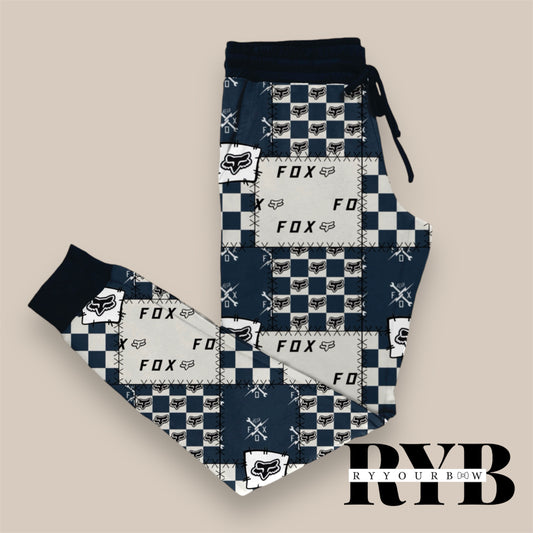 Checkered Racing Adult Joggers Pre-Order