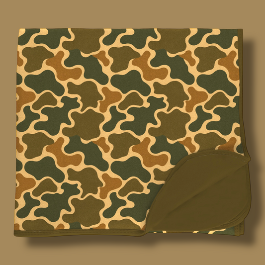 Camo Bamboo Double Sided Blanket Pre Order